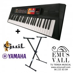 PACK Teclado Yamaha PSR F52 + Soporte Guil ST101